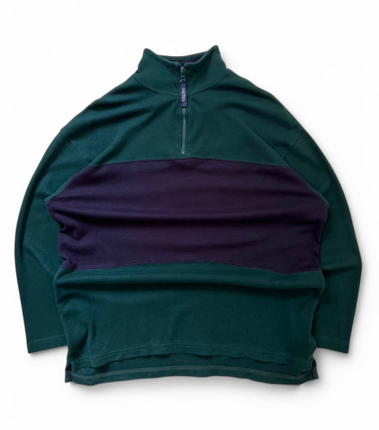 Nautica Quarter Zip Up Sweatshirt - L